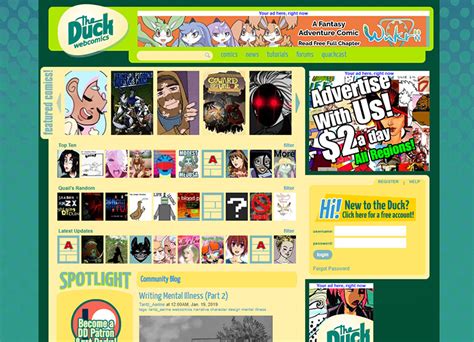 Popular Webcomic Sites .